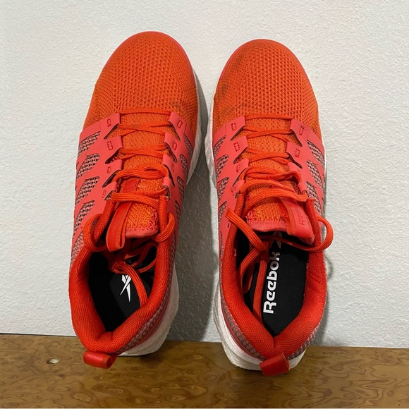 Reebok Fusion Flexweave Cage Composite Toe Work Shoes Women's Size 9.5 M Orange - Picture 10 of 11